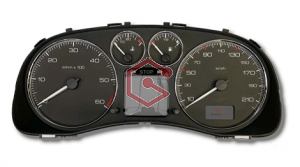 Reparación Averías Cuadro Instrumentos PEUGEOT 307 2001-2007. Fallo "Warning" Siempre encendida.. Fallo de testigos, No se enciende nada. Soluciones GuemaCAR Reparación Cuadros Instrumentos
