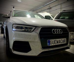 Reprogramación Centralita AUDI Q3 2.0 TDI 150CV, incrementando su potencia de 150 CV a 185 CV +35CV y PAR Motor de 320 a 410 +110. GuemaCAR