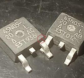 Comprar Online Recambio Transistor Mosfet 45N05-20L N-Channel Estado: Nuevo Encapsulado: TO263 Soluciones GuemaCAR Tienda Online Especializada Componentes Electrónicos Automóvil