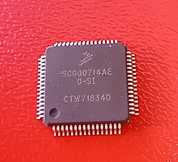 Comprar Online Recambio Controlador de inyección SC900714AE para la reparación de unidades EDC17 Encapsulado: QFP64 Estado: Nuevo Soluciones GuemaCAR Tienda Online Especializada Componentes Electrónicos Automóvil