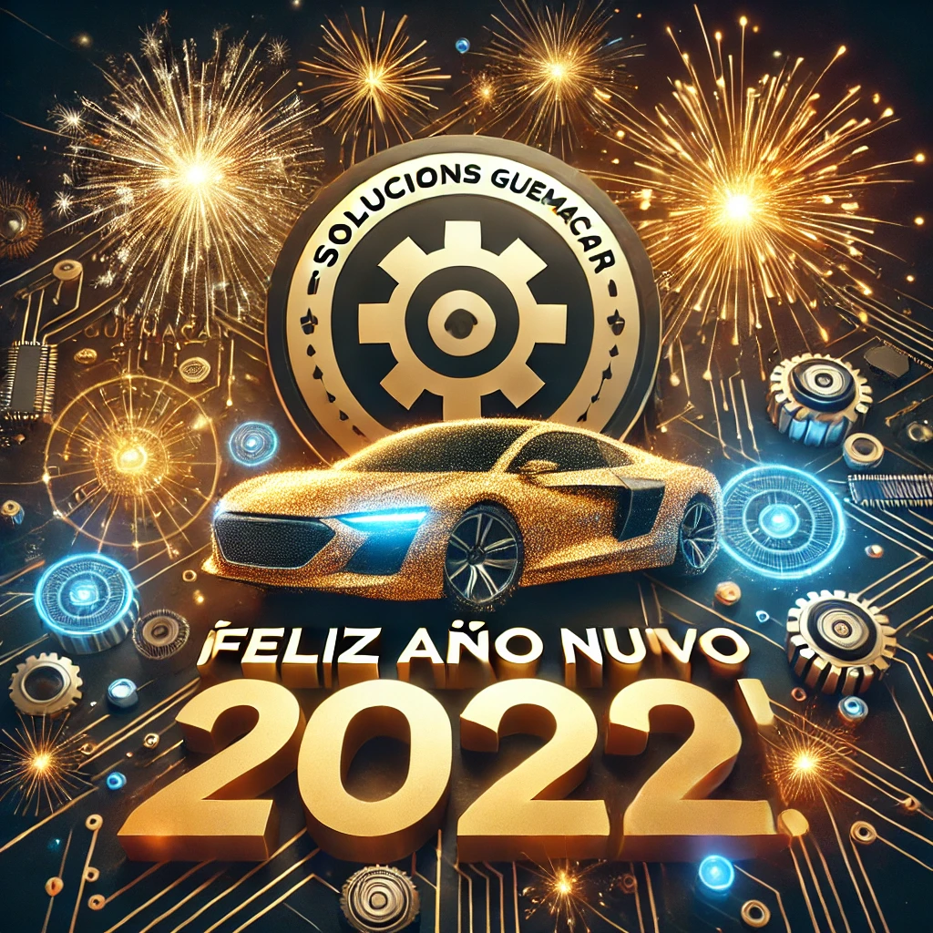 ¡Feliz Año Nuevo de parte de Soluciones GuemaCAR! En Soluciones GuemaCAR Laboratorio Avanzado de Electrónica Automotriz queremos comenzar este nuevo año con un mensaje de agradecimiento y buenos deseos para todos nuestros clientes profesionales, particulares y amigos que forman parte de nuestra comunidad. Gracias por confiar en nosotros El 2024 ha sido un año lleno de retos, aprendizajes y grandes logros, gracias a la confianza que han depositado en nosotros. Cada reparación electrónica automotriz que llega a nuestras manos nos impulsa a dar lo mejor de nosotros, asegurándonos de ofrecer siempre un servicio profesional, confiable y de alta calidad. Su fidelidad y apoyo son la fuerza que nos motiva a seguir innovando y mejorando día a día. Nuestro compromiso para el 2025 En este nuevo año, renovamos nuestro compromiso de ofrecer un servicio excepcional, no solo como un taller de reparación, sino también como una experiencia completa para cada cliente. Seguiremos invirtiendo en tecnología avanzada, formación continua y procesos que garanticen soluciones rápidas, eficaces y personalizadas. Queremos que, al elegir Soluciones GuemaCAR, sientan que forman parte de una gran familia que trabaja con pasión para cuidar de sus vehículos y garantizar su tranquilidad en la carretera. Nuestros mejores deseos para el 2025 Deseamos que este nuevo año traiga salud, prosperidad y éxito a cada uno de ustedes y sus seres queridos. Estamos aquí para acompañarlos en todos sus proyectos y necesidades relacionadas con la electrónica automotriz. ¡Sigamos avanzando juntos! Gracias por ser parte de Soluciones GuemaCAR. ¡Feliz 2025!