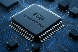 Componentes de la Centralita ECU Motor: Todo sobre el Microprocesador Introducción El microprocesador de la ECU (Unidad de Control Electrónico) del motor es la pieza clave que regula y optimiza el rendimiento del motor. Este componente es responsable de procesar señales de los sensores, tomar decisiones en tiempo real y enviar comandos a los actuadores para controlar funciones cruciales, como la inyección de combustible, la sincronización de encendido y el control de emisiones. Además, se comunica estrechamente con la memoria EPROM, donde se almacenan los programas y parámetros esenciales para el funcionamiento del motor. En este artículo, profundizaremos en los microcomponentes que forman el microprocesador, los materiales utilizados, las temperaturas máximas y mínimas operativas, y cómo se comunican con la memoria EPROM y otros componentes críticos dentro de la ECU.