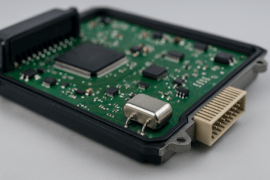 🔄 El Cristal Oscilador en la ECU del Automóvil: El compás invisible del cerebro electrónico del motor En cada ECU (Unidad de Control Electrónico), hay un pequeño componente que no genera errores OBD, no se quema fácilmente, ni da síntomas evidentes, pero cuya ausencia o fallo deja al vehículo completamente inútil. Ese componente es el cristal oscilador o oscilador de cuarzo, también conocido como el "reloj" del microprocesador. Sin él, no hay instrucciones, no hay tiempos, no hay vida digital. 🧠 ¿Qué función cumple el cristal oscilador en una ECU? El microprocesador de la ECU necesita una señal de reloj constante y precisa para ejecutar instrucciones. Esa señal es generada por el cristal oscilador. Su función es esencialmente marcar el ritmo interno del procesador: la frecuencia con la que realiza lecturas, cálculos, envía datos o activa salidas. Sin reloj, el micro no puede hacer absolutamente nada. Ni siquiera "sabe" que debe arrancar. Esto incluye: La sincronización de módulos de red CAN, LIN, K-Line El control preciso de inyección y encendido Tiempos para PWM, control de sensores, funciones de diagnóstico, etc. ⌛ ¿Cómo funciona un cristal oscilador? Se basa en el principio de la piezoelectricidad: cuando se aplica una corriente alterna a una pieza de cuarzo cortada en una forma específica, esta vibra a una frecuencia natural muy precisa (resonancia). Esas vibraciones son convertidas en una señal de reloj eléctrica que puede tener desde unos pocos kilohertz hasta decenas de megahertz. La mayoría de las ECUs automotrices usan cristales de 4 MHz a 40 MHz, dependiendo del micro y el sistema. ⚙️ Tipos de osciladores presentes en ECUs Cristales pasivos + circuito de oscilación interno del micro Necesitan capacitores externos (normalmente entre 10 y 22 pF) Alta precisión, pero sensibles a ruido o temperatura Osciladores activos Encapsulan internamente un cristal + circuito oscilador + buffer de salida Más robustos y resistentes a interferencias Salida en forma de onda cuadrada, ya lista para el micro Osciladores cerámicos (menos comunes en ECU) Menos precisos, más baratos, típicos en módulos de confort o redes secundarias RTC (Reloj en tiempo real) Oscilador secundario de 32.768 kHz, usado para mantener hora/datos cuando la ECU está en reposo 🧩 ¿Dónde se encuentra el cristal dentro de la ECU? Normalmente cerca del microprocesador principal (MCU), ya que su señal se enruta directamente a las entradas de reloj (XTAL1/XTAL2). Se presenta como un encapsulado metálico pequeño (SMD o tipo DIP cilíndrico), marcado con su frecuencia: por ejemplo, "8.000" o "24.576". En algunas ECU modernas, puede estar integrado dentro de un encapsulado junto a otros chips del sistema de gestión de energía o temporización. ⚠️ Síntomas cuando falla el cristal oscilador Un fallo del cristal puede ser intermitente o permanente, y sus síntomas son difíciles de rastrear si no se tiene experiencia en laboratorio: 🧯 Síntomas típicos: ECU completamente "muerta" (sin comunicación, sin encendido, sin relé principal) El coche no arranca y no responde al OBD No hay señal en la red CAN, como si el módulo estuviera desconectado Fallas en frío o tras vibraciones fuertes, típicas de cristales fisurados En algunos casos, fallos intermitentes o resets aleatorios del procesador 🛠️ Diagnóstico del cristal oscilador en laboratorio En Soluciones GuemaCAR, este es uno de los primeros puntos que verificamos al recibir una ECU aparentemente muerta. 🔍 Procedimiento: Osciloscopio: Comprobamos la frecuencia de oscilación directamente en los pines del micro Una oscilación inestable o ausente indica fallo del cristal o del circuito asociado Medición de capacitores de carga: Valores incorrectos pueden impedir el inicio de la oscilación Verificación de alimentación y tierra del micro: El oscilador no arranca si el micro no está correctamente alimentado Reemplazo preventivo / test A/B: Montamos un cristal equivalente en placa de prueba y observamos si la ECU revive Test de temperatura: Aplicamos frío o calor (spray congelante o aire caliente) para ver si el cristal falla con el cambio térmico 🔄 Ejemplos reales en laboratorio 🔧 Hemos visto ECU Bosch EDC15 con cristales SMD fisurados internamente, donde el fallo solo ocurría por la mañana en clima frío. 🔧 En una Siemens SID804, la frecuencia de reloj estaba desplazada, causando errores erráticos en CAN y reinicios del micro cada 2 segundos. 🔧 En varios modelos PSA con ECUs Valeo, un mal capacitor de carga impedía que el cristal de 16 MHz arrancara al dar contacto. 🧰 Reparación profesional del reloj de la ECU Cuando detectamos un fallo de oscilador, realizamos: ✅ Sustitución del cristal por otro de grado automotriz, de misma frecuencia y tolerancia ✅ Revisión y sustitución de capacitores asociados ✅ Verificación de integridad de las pistas de reloj ✅ En casos avanzados, instalación de osciladores activos para mayor estabilidad ✅ Y si la entrada de reloj del micro está dañada, hacemos reballing o sustitución del chip completo 🧠 ¿Por qué no da DTC si falla? Porque si el reloj no funciona, el microprocesador nunca llega a ejecutarse. No hay ciclo de arranque, no se activan sensores, no hay red CAN, y por tanto, no se genera ningún DTC. Por eso, muchas ECUs con fallo de oscilador llegan como "muertas" al taller, y solo un laboratorio especializado puede revivirlas. ✅ Conclusión El cristal oscilador es uno de los componentes más discretos y a la vez más vitales de una ECU. Su fallo no se ve, no se oye y no deja errores... pero congela el cerebro de tu coche en silencio. En Soluciones GuemaCAR, contamos con el conocimiento, las herramientas y la experiencia para detectar y reparar este tipo de averías invisibles que marcan la diferencia entre una ECU condenada y una reparada con éxito.