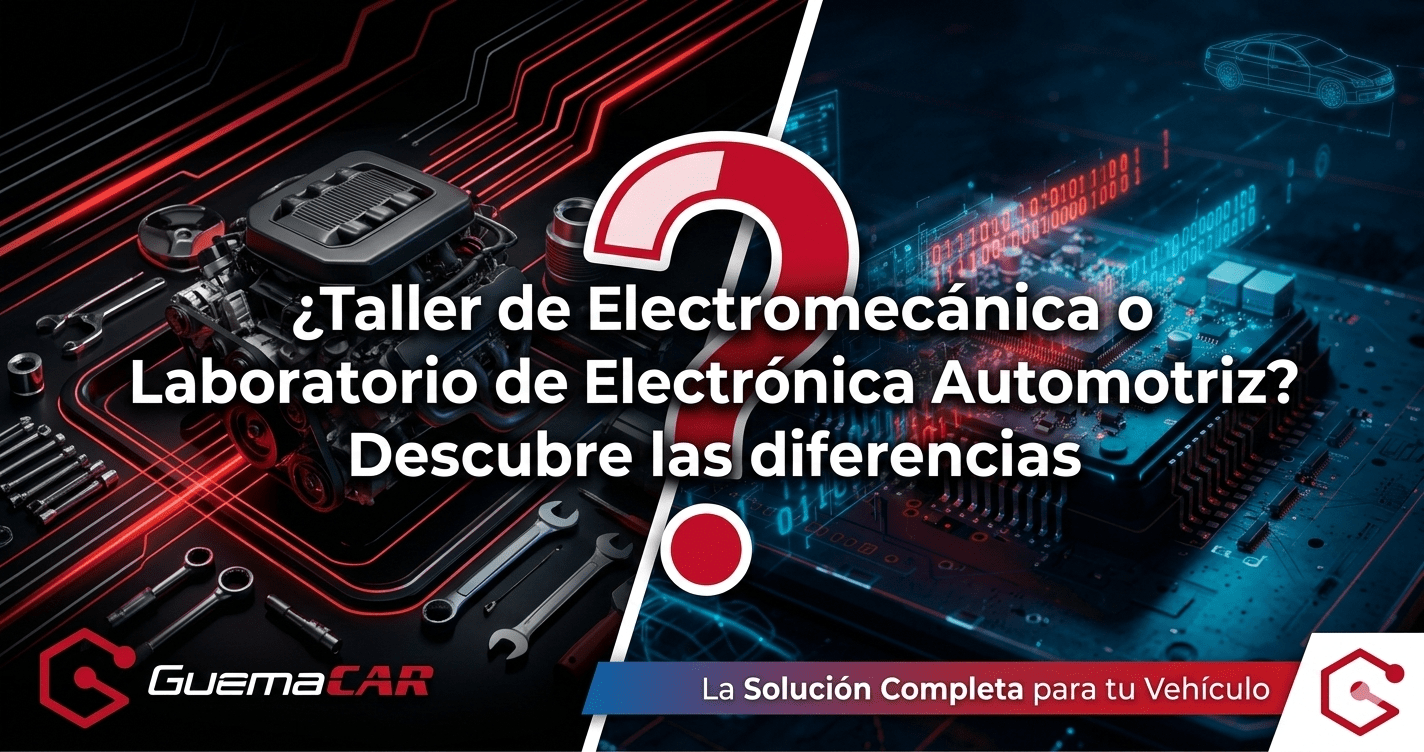 ¿Taller de Electromecánica o Laboratorio de Electrónica Automotriz?