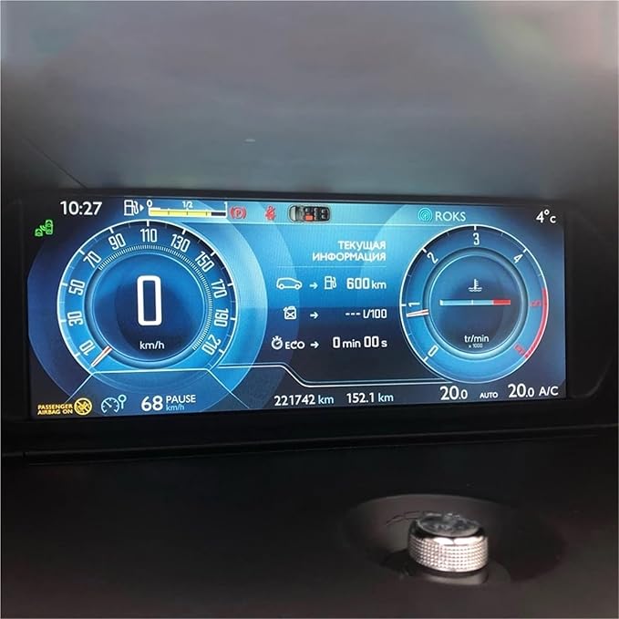 Pantalla para Coche Compatible con Citroën C4 Compatible con Picasso 9808851580 9815286580 Pantalla LCD LLB123LT01