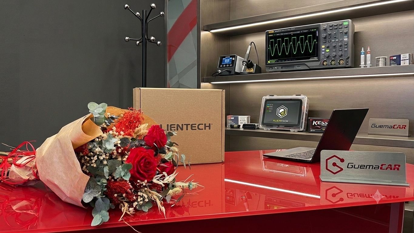 Oferta KESS3 Alientech 100 créditos gratis en plataforma de archivos chiptuning files services al comprar la maquina programador en Soluciones GuemaCAR distribuidor oficial Alientech