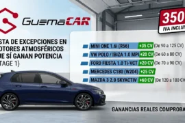 ¿Qué coches atmosféricos se pueden reprogramar? Lista en Madrid