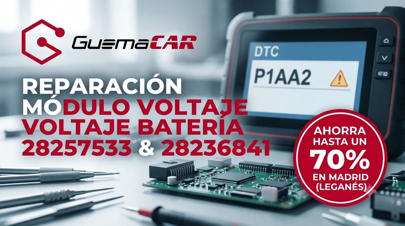 Reparación de Módulo de Voltaje y Caja de Fusibles de Batería 28257533 en Madrid